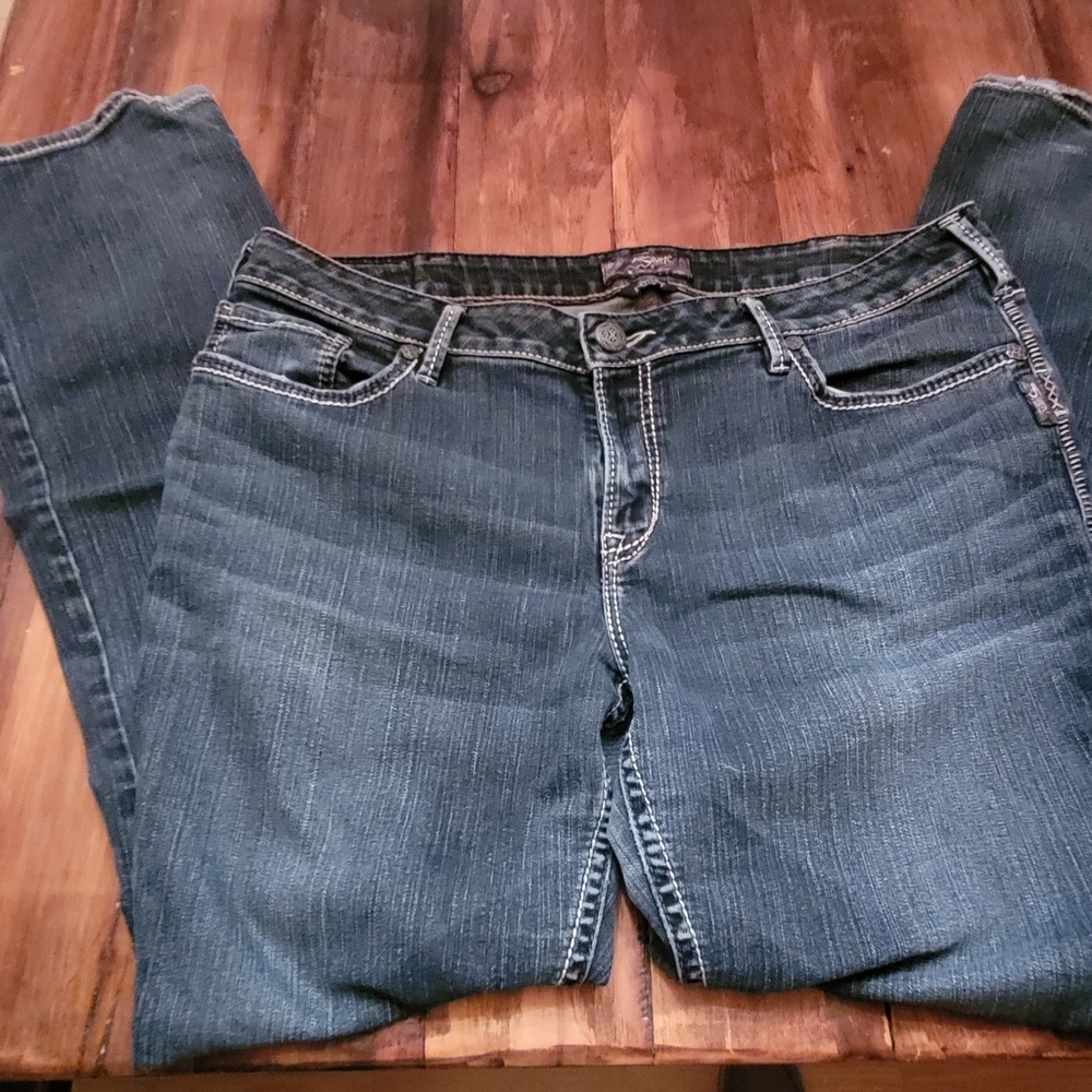 Silver jeans